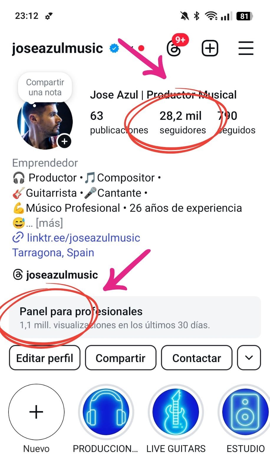 Jose Azul Instgram
